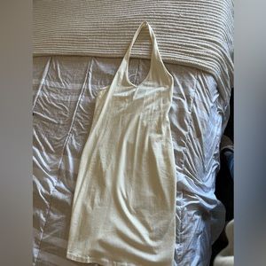 Cream/white Halter Dress